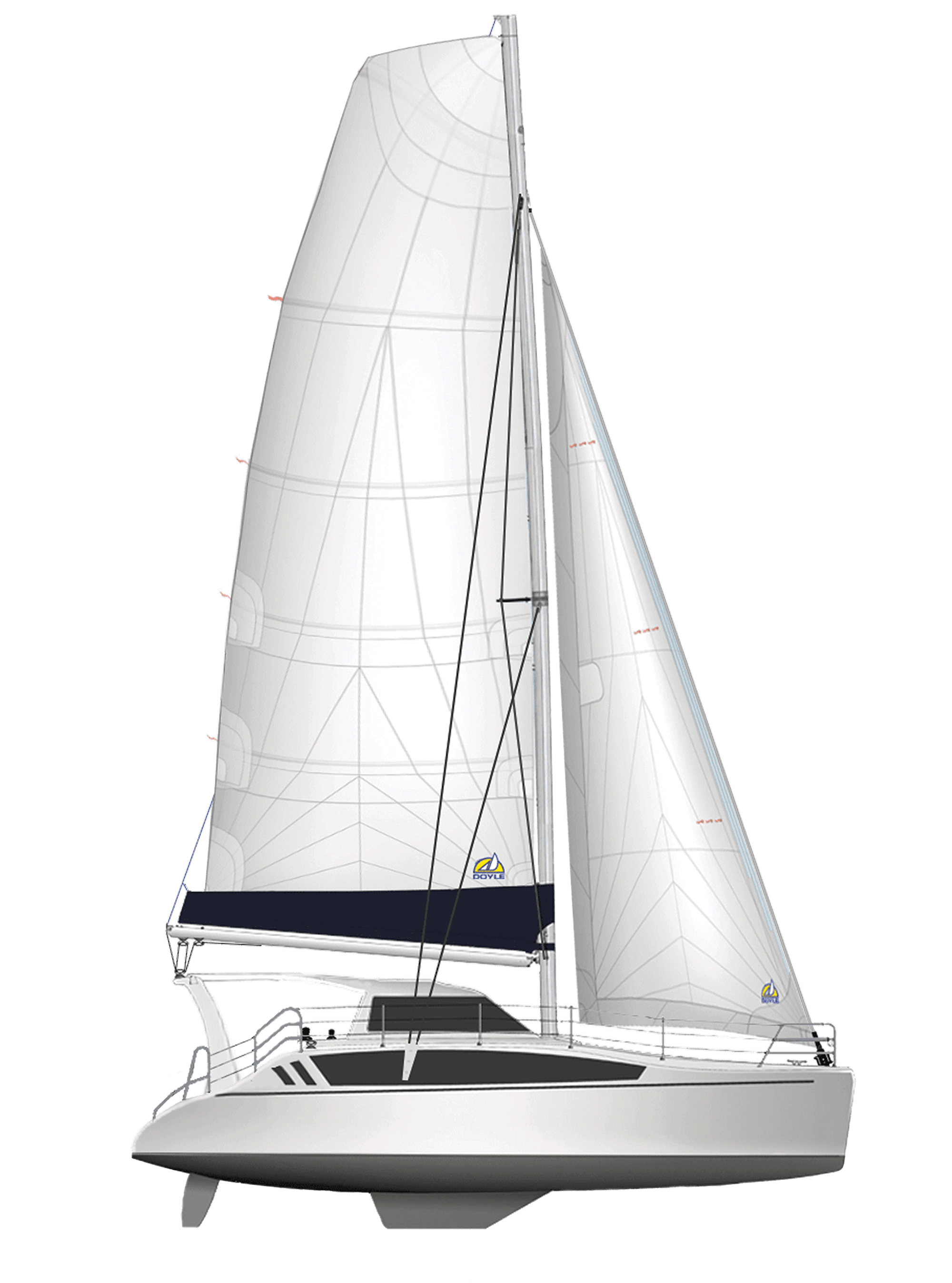 sailing sea catamaran