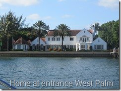 014 Homes at entrance to West Palm Beach